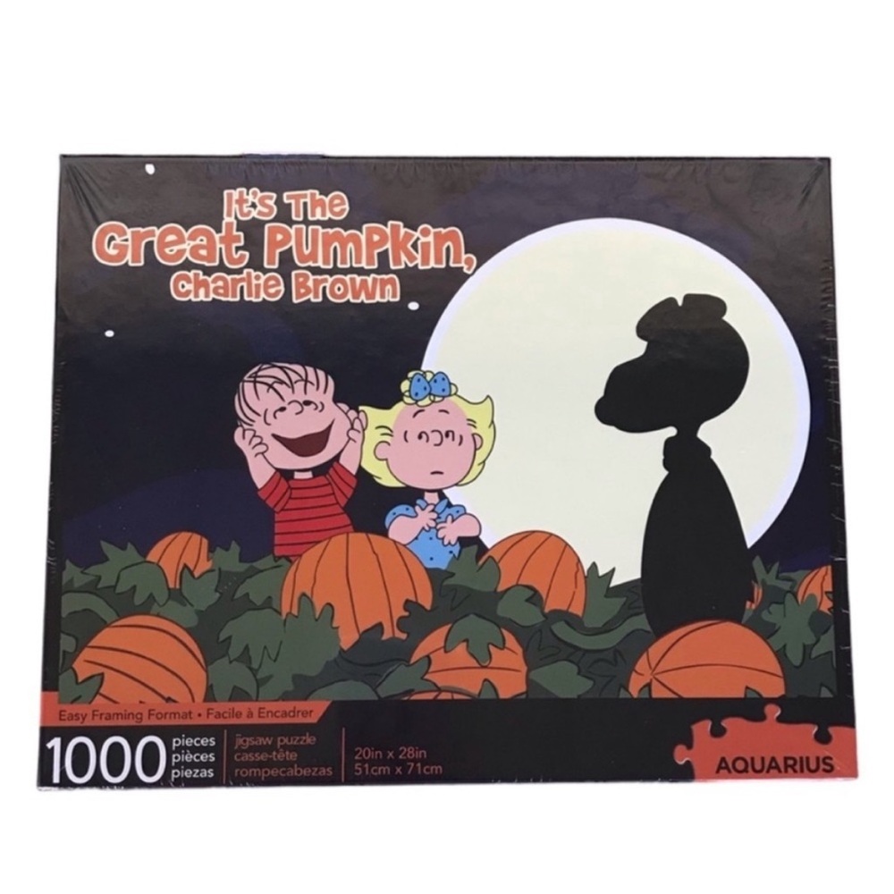 Peanuts It's The Great Pumpkin Charlie Brown 1000 Pieces Puzzle